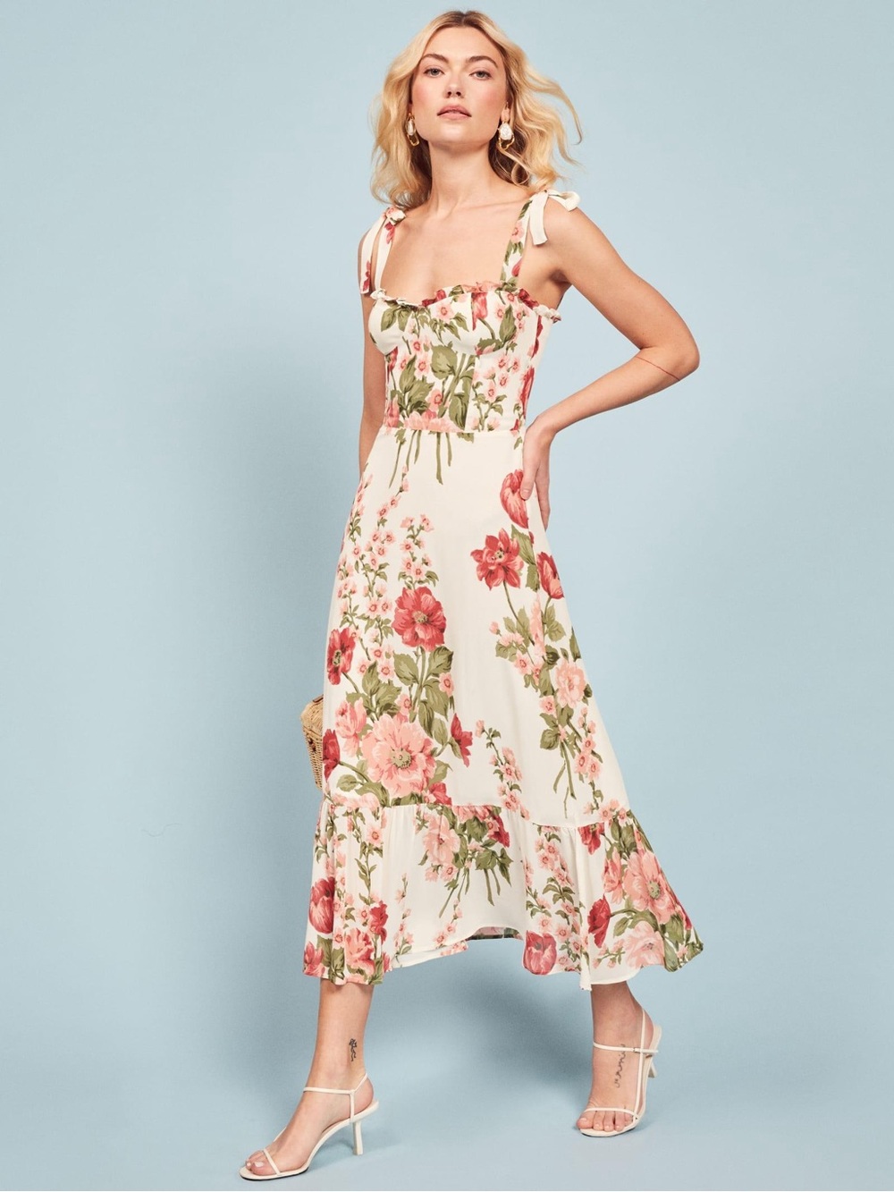 Reformation Nikita dress in Etienne
